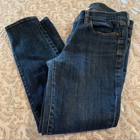 J Crew Ankle Jeans Stretch Skinny Leg 29x27 Size 29 - Picture 1 of 3